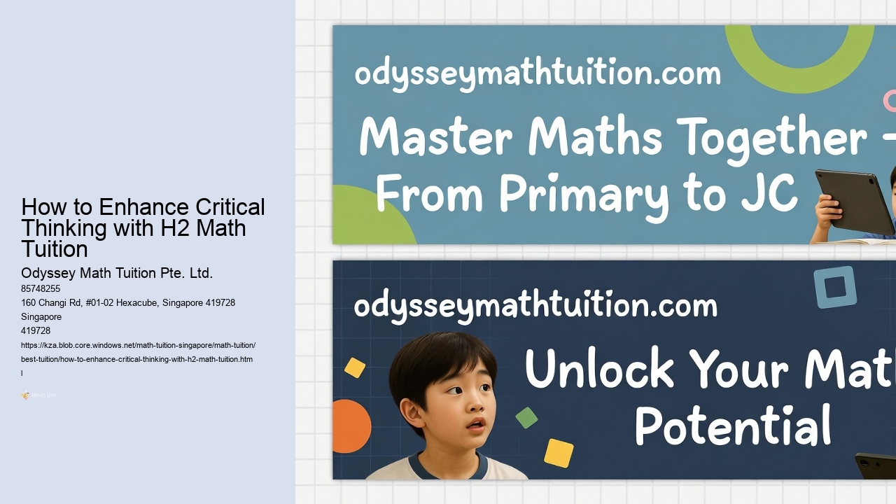 How to Enhance Critical Thinking with H2 Math Tuition