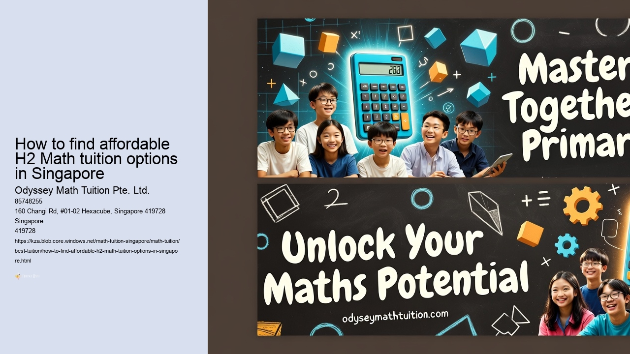 How to find affordable H2 Math tuition options in Singapore
