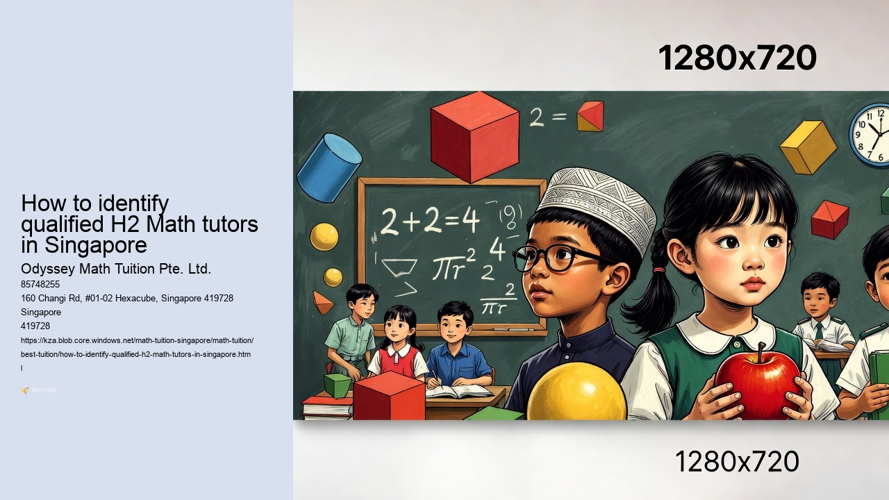 How to identify qualified H2 Math tutors in Singapore
