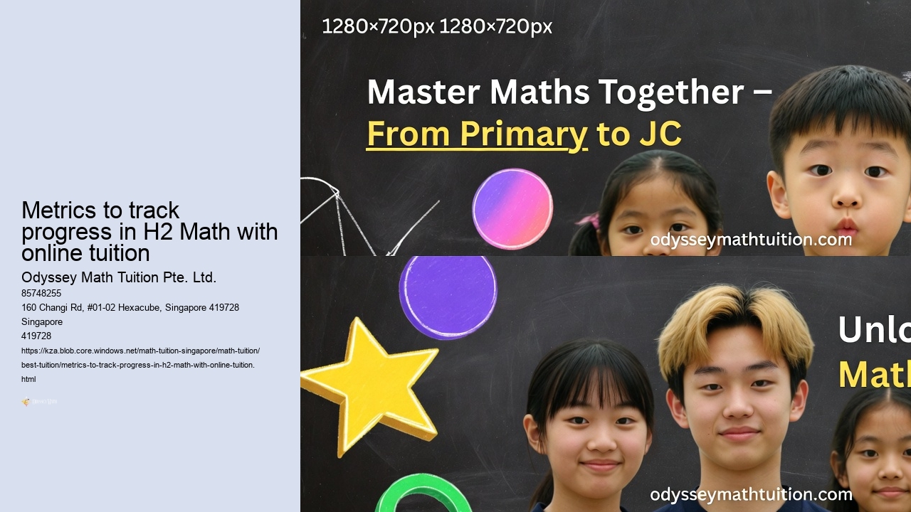 Metrics to track progress in H2 Math with online tuition