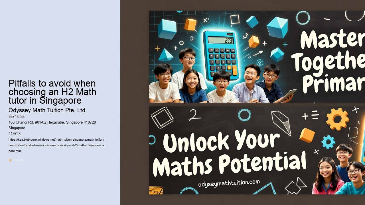 Pitfalls to avoid when selecting H2 Math tuition