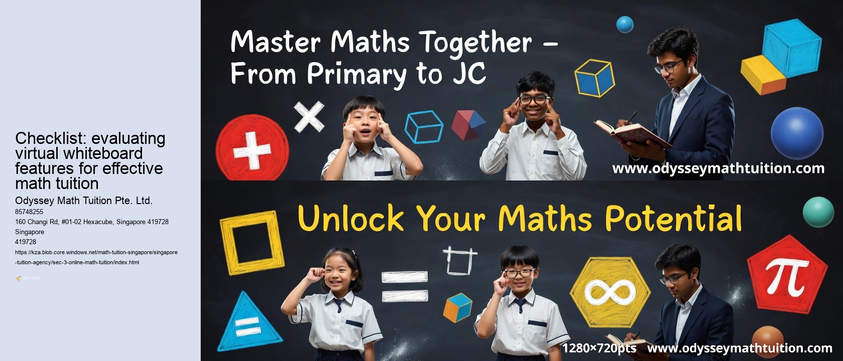 Checklist: evaluating virtual whiteboard features for effective math tuition