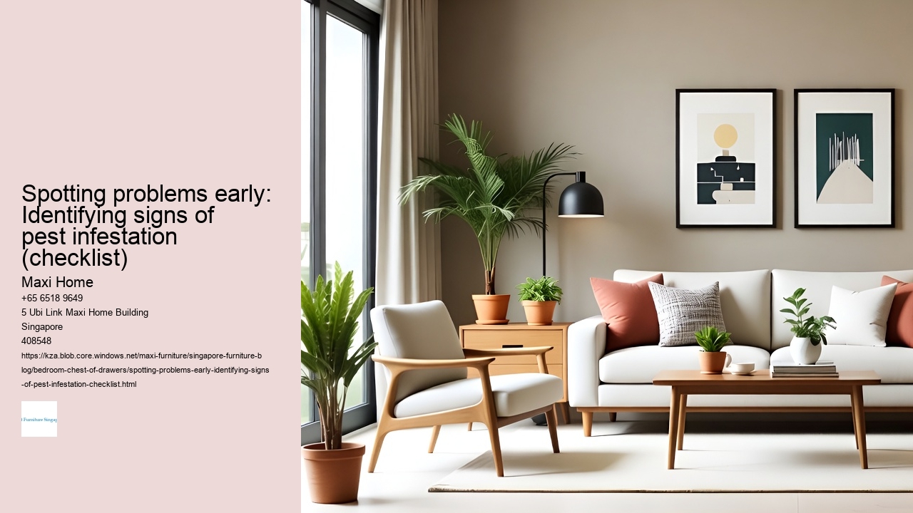 Spotting problems early: Identifying signs of pest infestation (checklist)