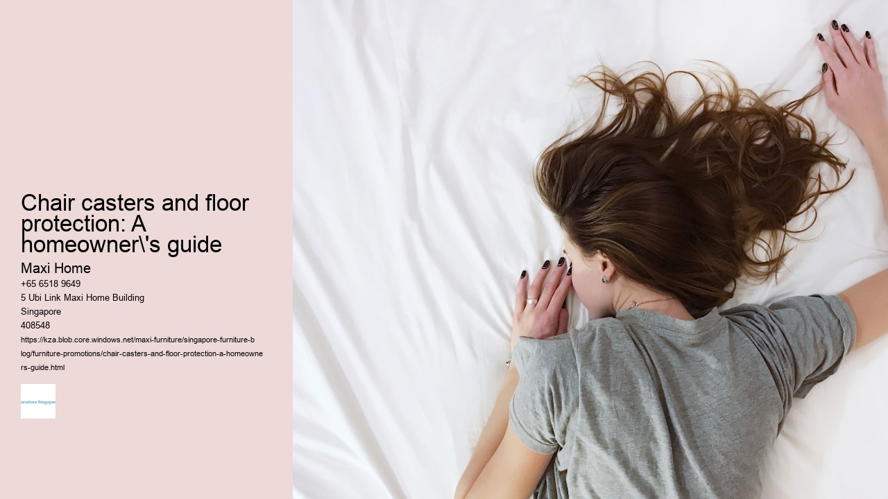 Chair casters and floor protection: A homeowner's guide