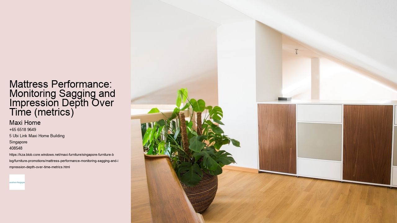 Mattress Performance: Monitoring Sagging and Impression Depth Over Time (metrics)