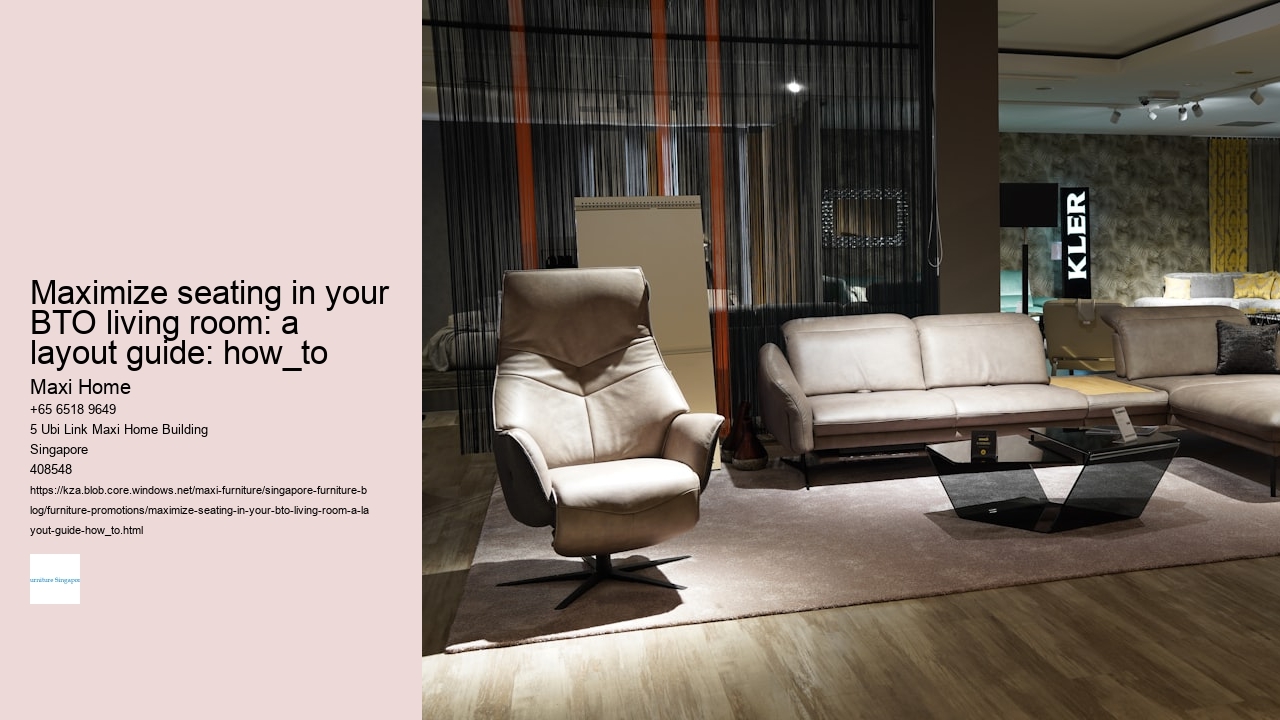 Maximize seating in your BTO living room: a layout guide: how_to