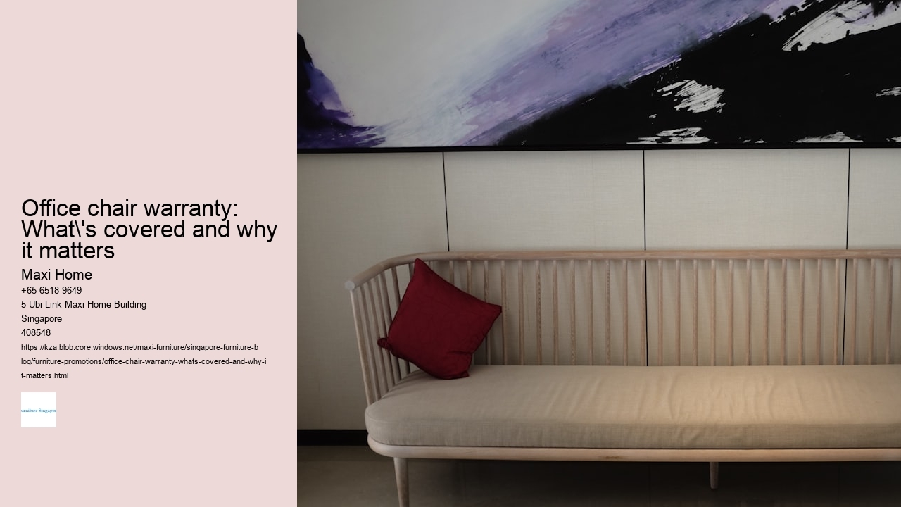 Office chair warranty: What's covered and why it matters