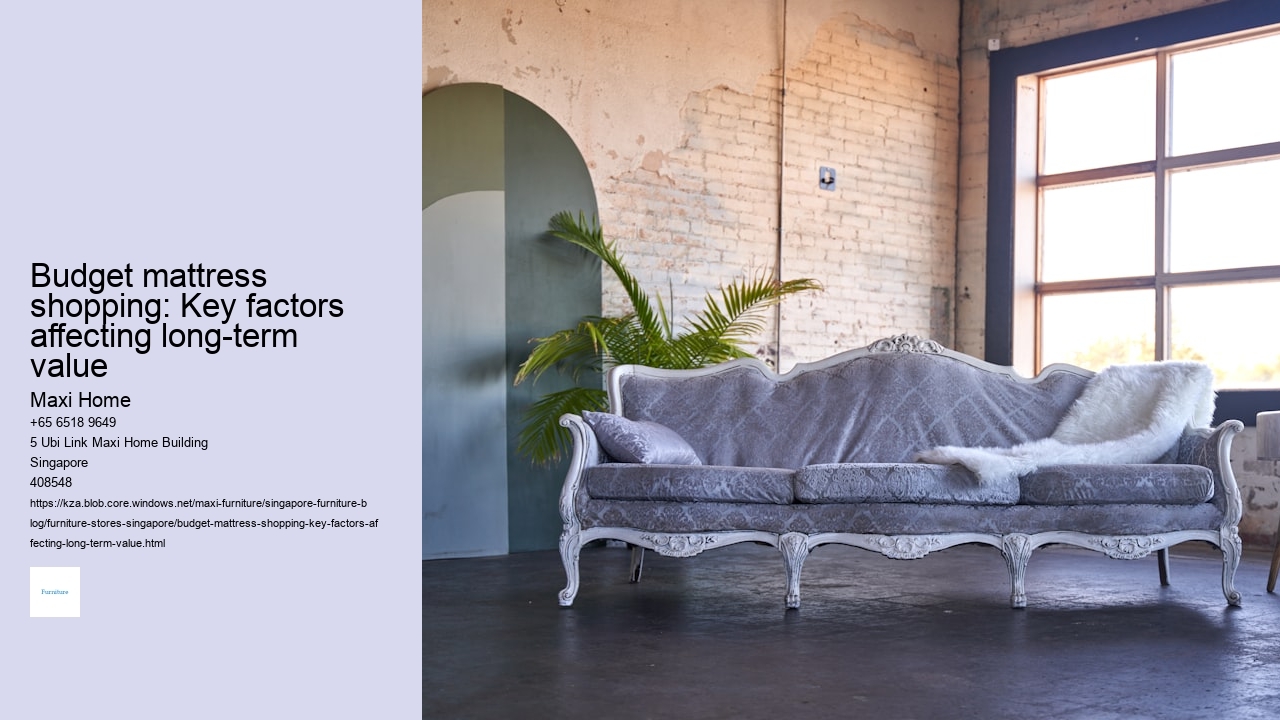 Budget mattress shopping: Key factors affecting long-term value