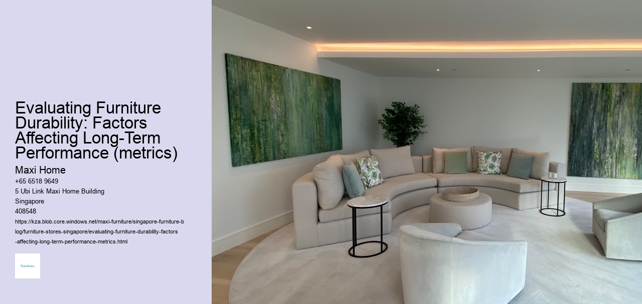 Evaluating Furniture Durability: Factors Affecting Long-Term Performance (metrics) Maxi Home Evaluating Furniture Durability: Factors Affecting Long-Term Performance (metrics)