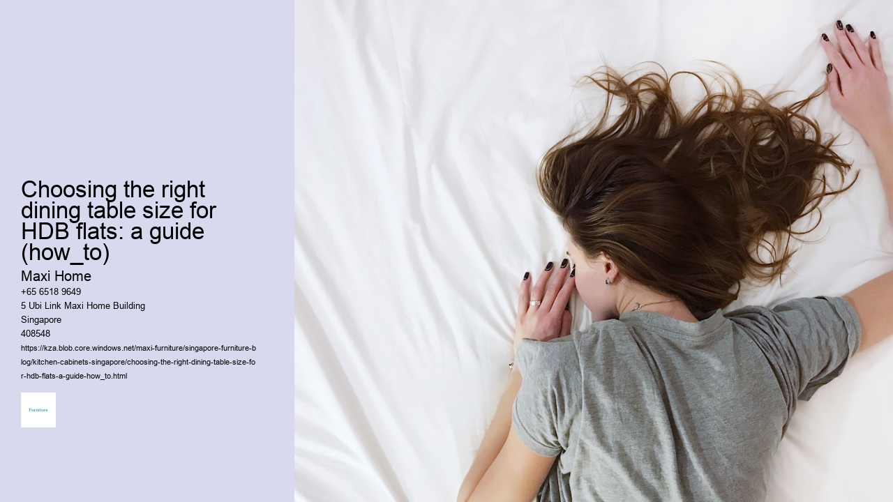 Choosing the right dining table size for HDB flats: a guide (how_to)