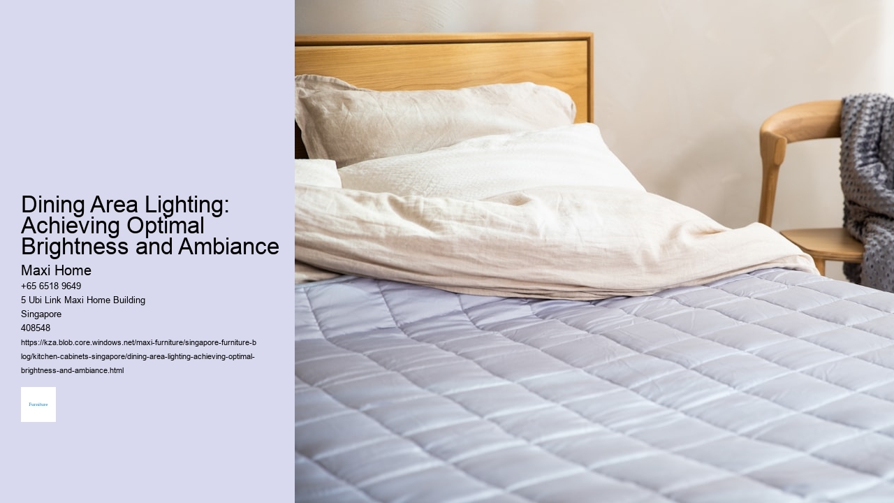 Dining Area Lighting: Achieving Optimal Brightness and Ambiance