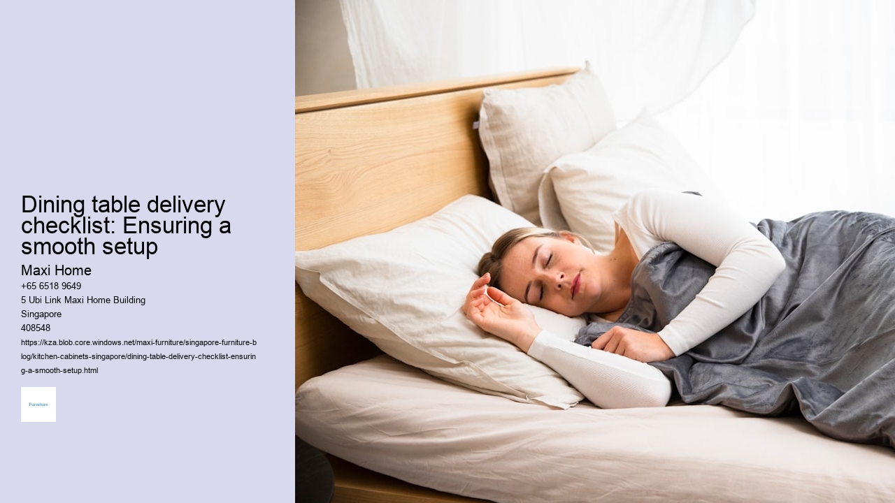 Dining table delivery checklist: Ensuring a smooth setup