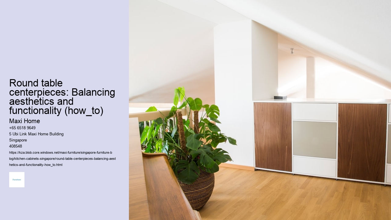 Round table centerpieces: Balancing aesthetics and functionality (how_to)