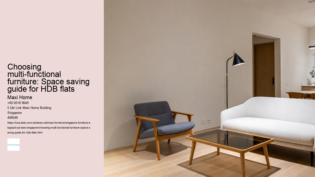 Choosing multi-functional furniture: Space saving guide for HDB flats
