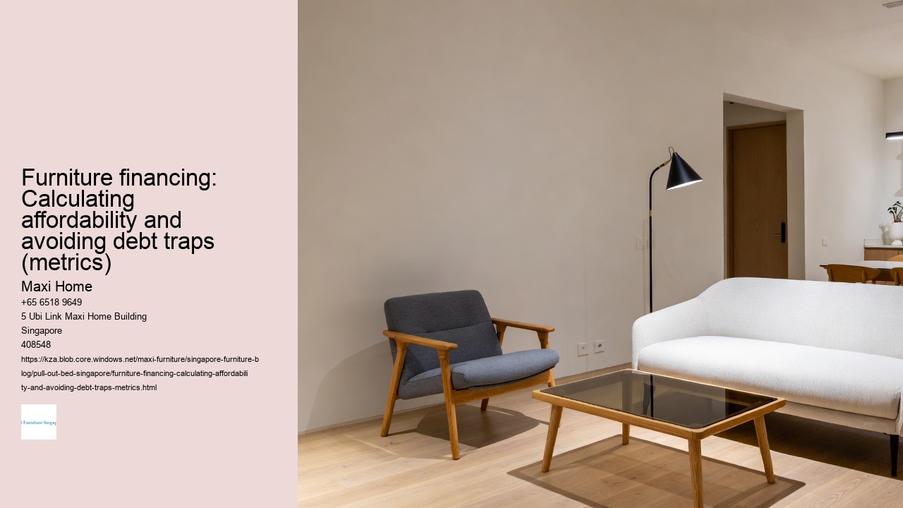 Furniture financing: Calculating affordability and avoiding debt traps (metrics) Maxi Home Furniture financing: Calculating affordability and avoiding debt traps (metrics)
