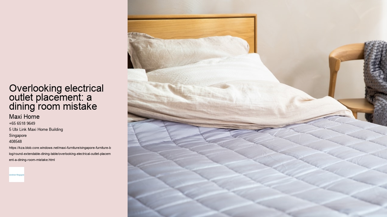 Overlooking electrical outlet placement: a dining room mistake