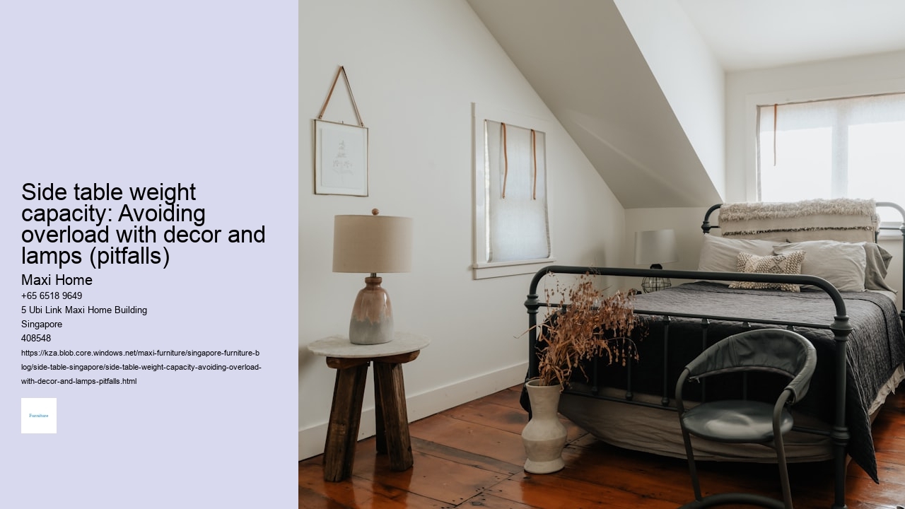 Side table weight capacity: Avoiding overload with decor and lamps (pitfalls)