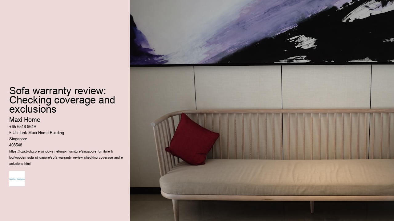 Sofa warranty review: Checking coverage and exclusions