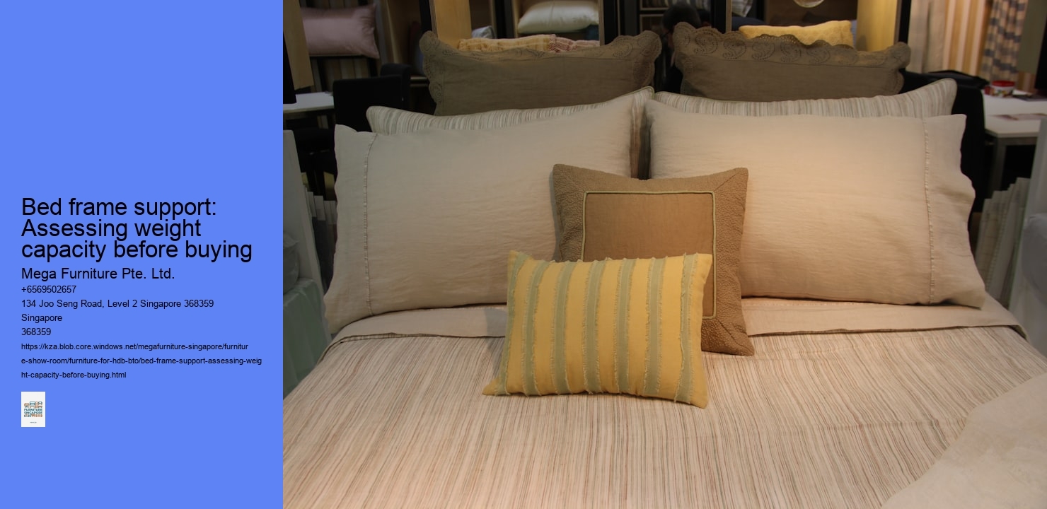 Bed frame support: Assessing weight capacity before buying