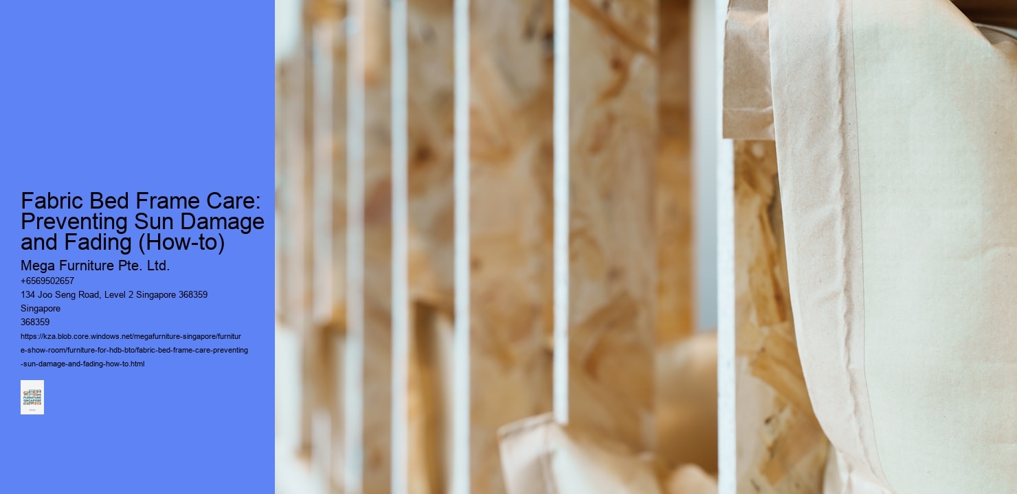 Fabric Bed Frame Care: Preventing Sun Damage and Fading (How-to)