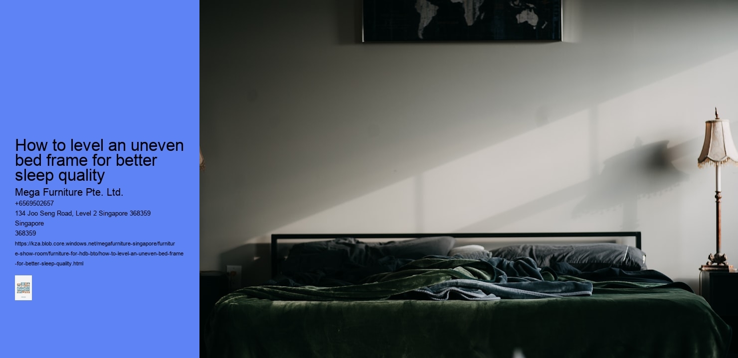 How to level an uneven bed frame for better sleep quality