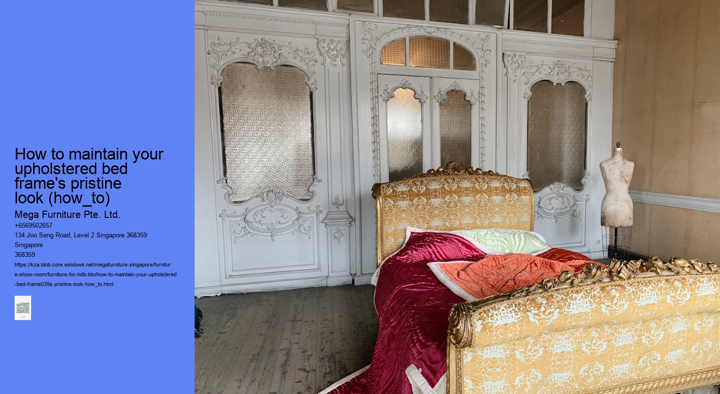 How to maintain your upholstered bed frame's pristine look (how_to)
