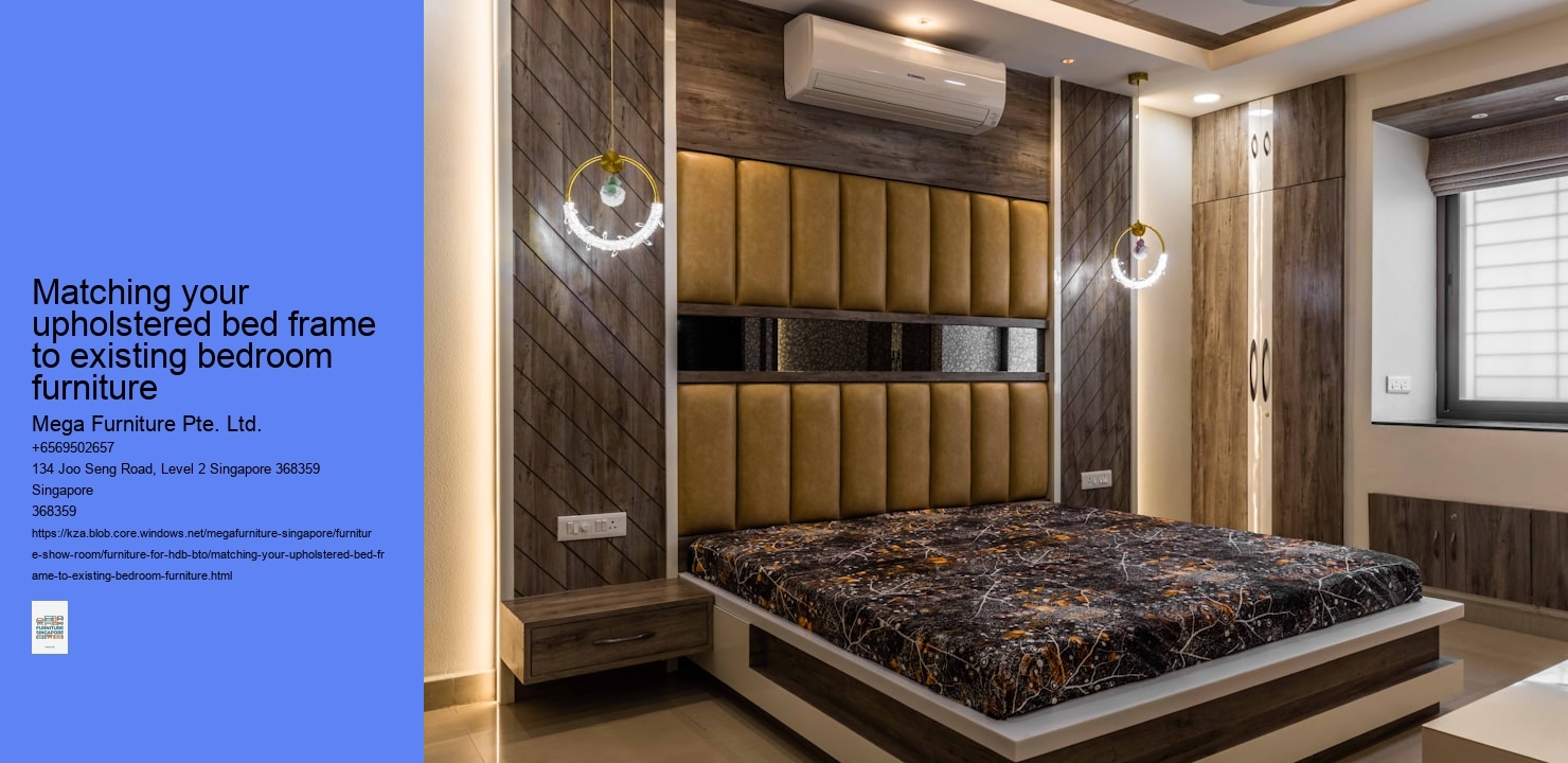 Matching your upholstered bed frame to existing bedroom furniture