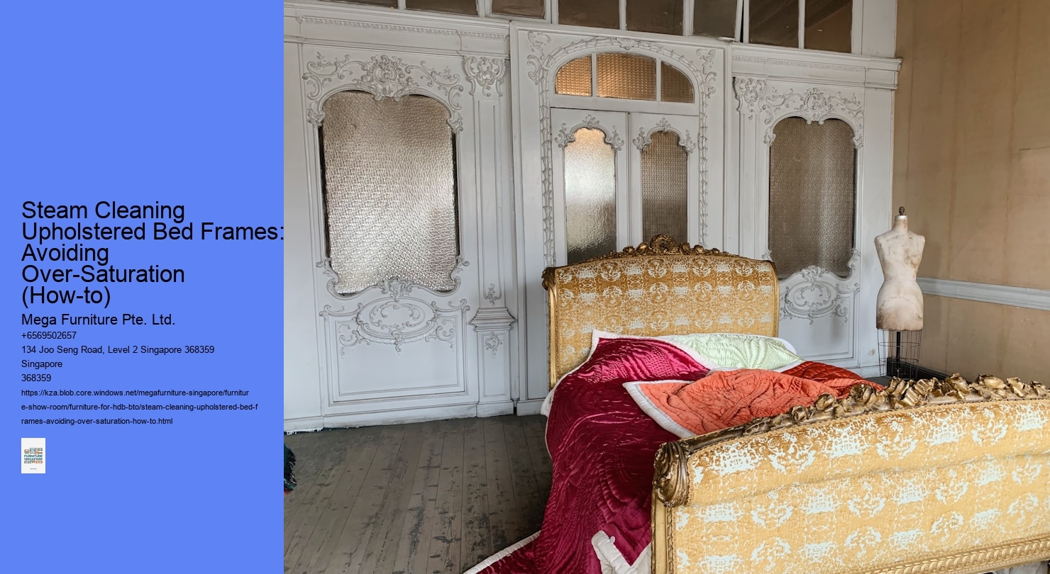 Steam Cleaning Upholstered Bed Frames: Avoiding Over-Saturation (How-to)