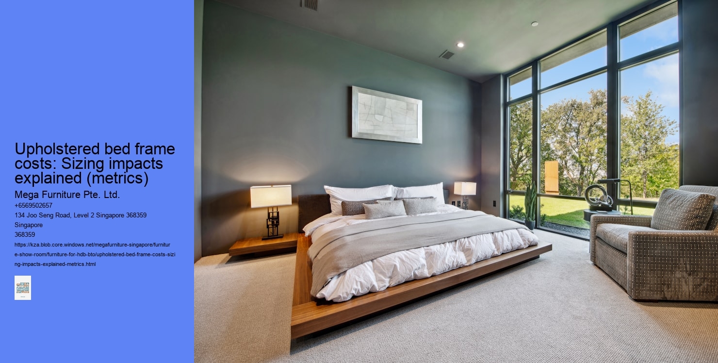 Upholstered bed frame costs: Sizing impacts explained (metrics)