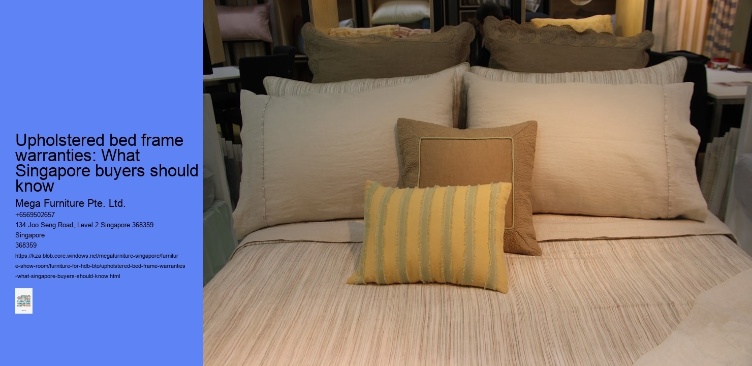 Upholstered bed frame warranties: What Singapore buyers should know