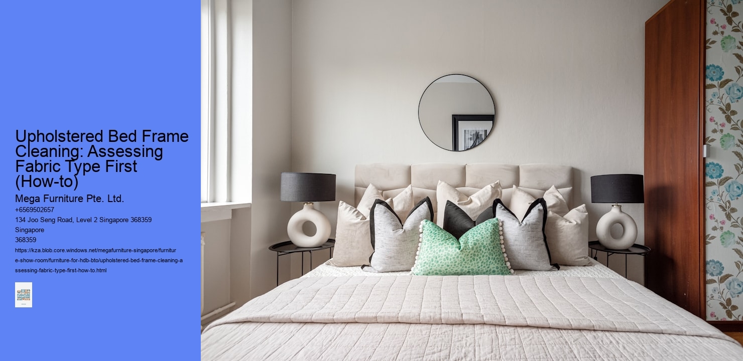 Upholstered Bed Frame Cleaning: Assessing Fabric Type First (How-to)