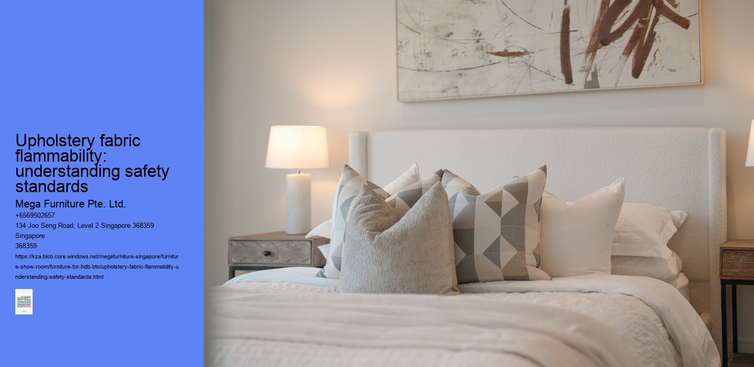 Upholstery fabric flammability: understanding safety standards