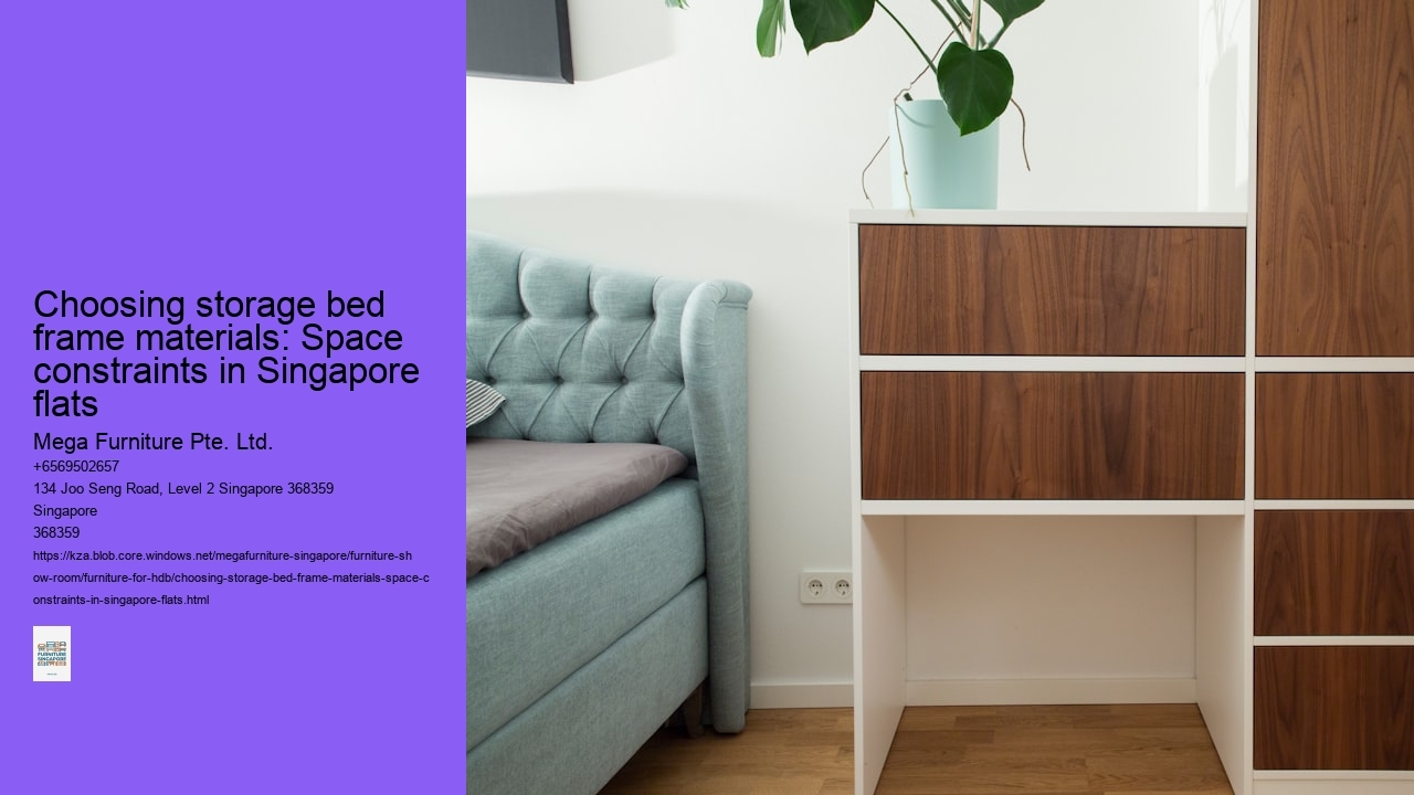 Choosing storage bed frame materials: Space constraints in Singapore flats