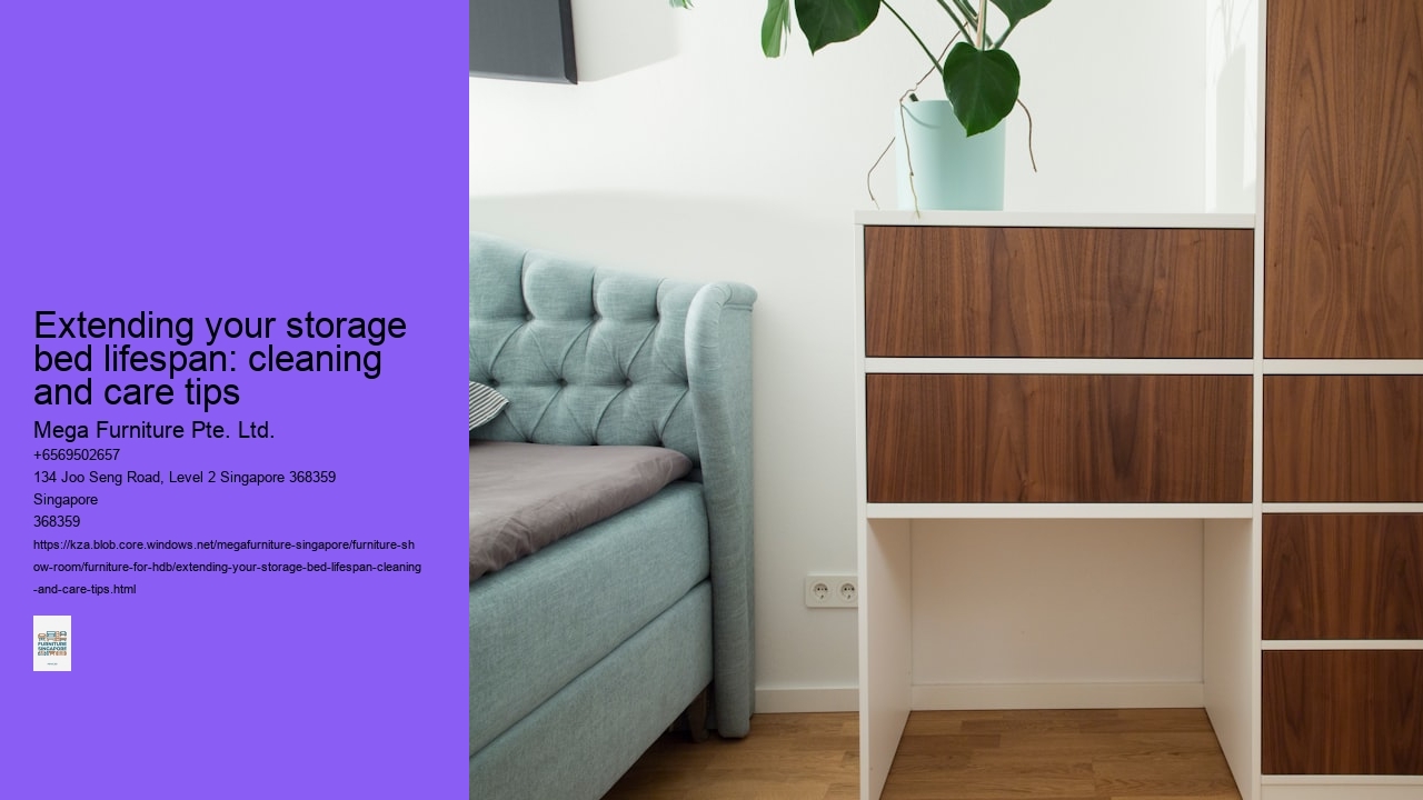 Extending your storage bed lifespan: cleaning and care tips