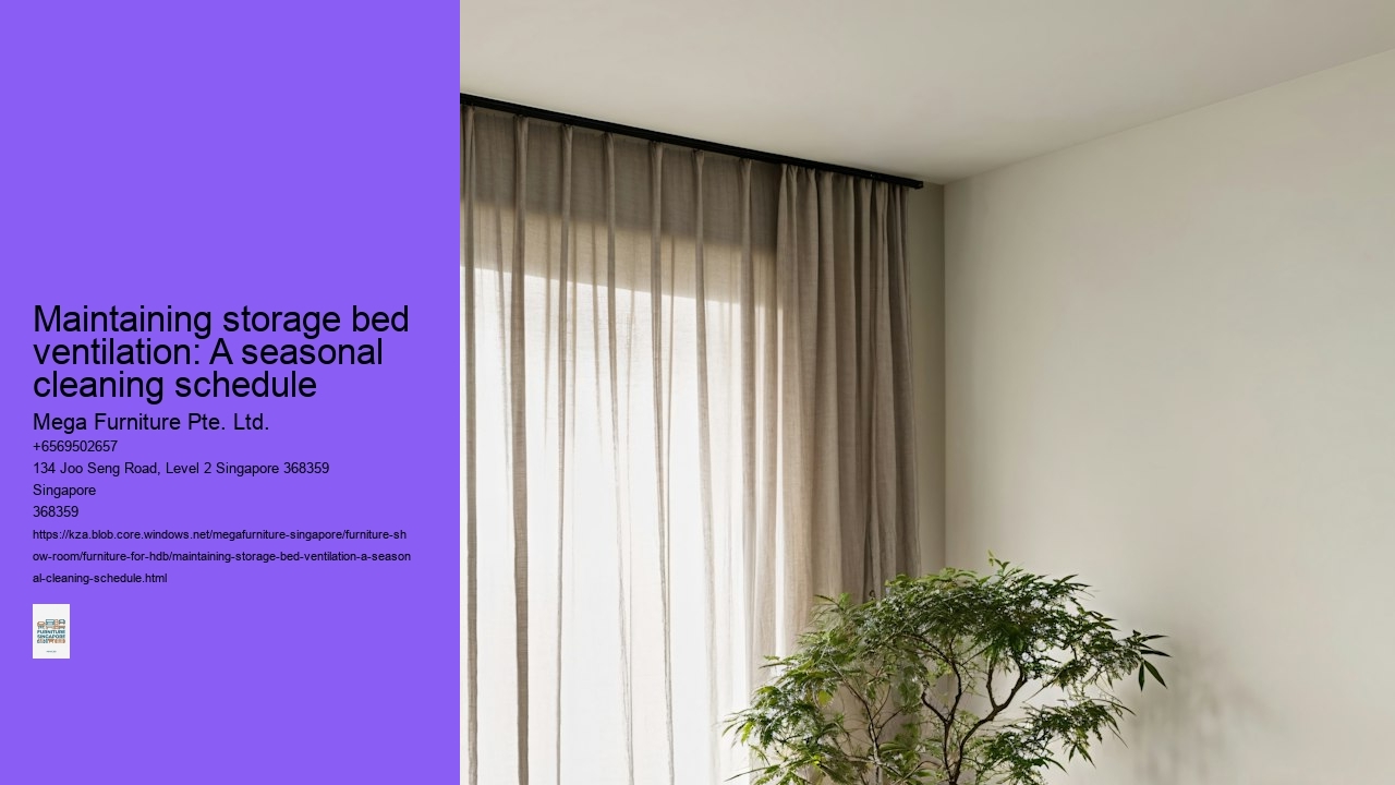 Maintaining storage bed ventilation: A seasonal cleaning schedule