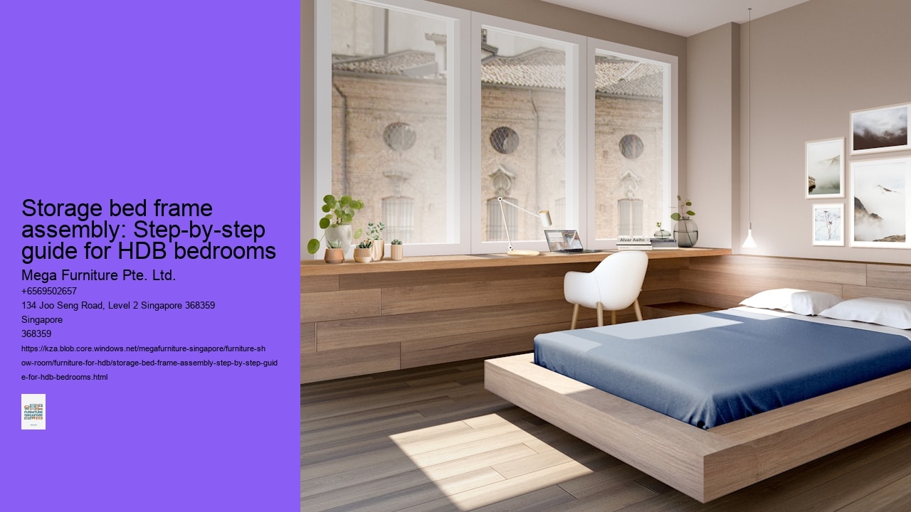 Storage bed frame assembly: Step-by-step guide for HDB bedrooms