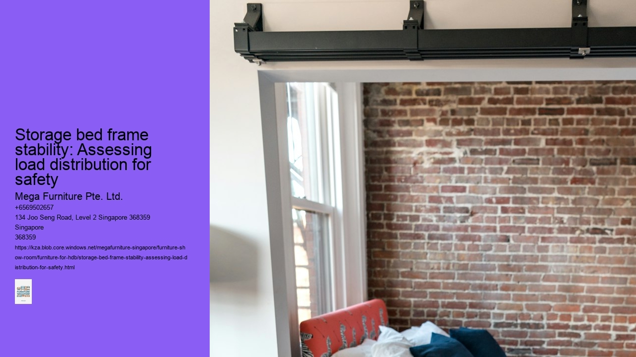 Storage bed frame stability: Assessing load distribution for safety
