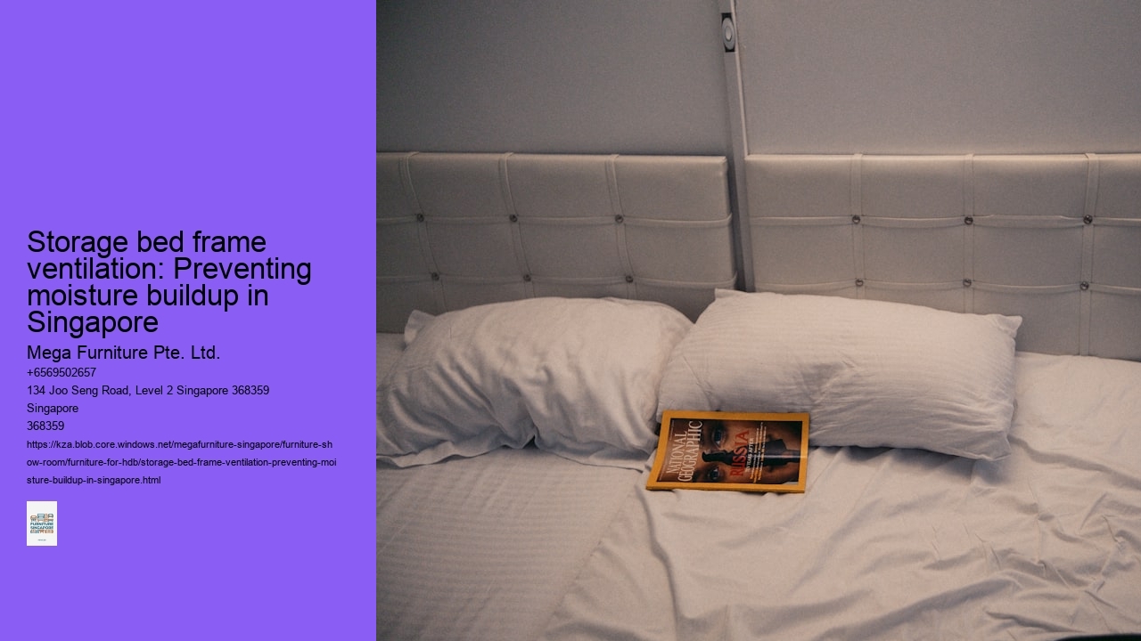 Storage bed frame ventilation: Preventing moisture buildup in Singapore