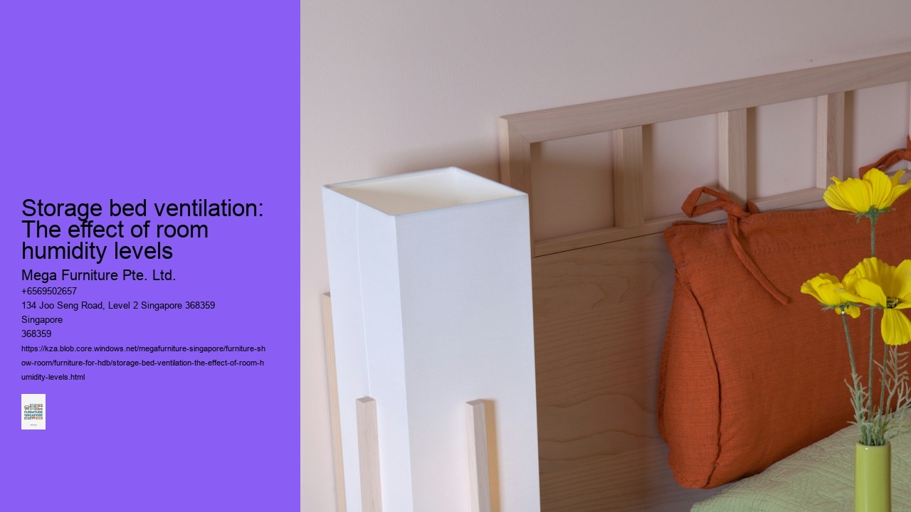 Storage bed ventilation: The effect of room humidity levels