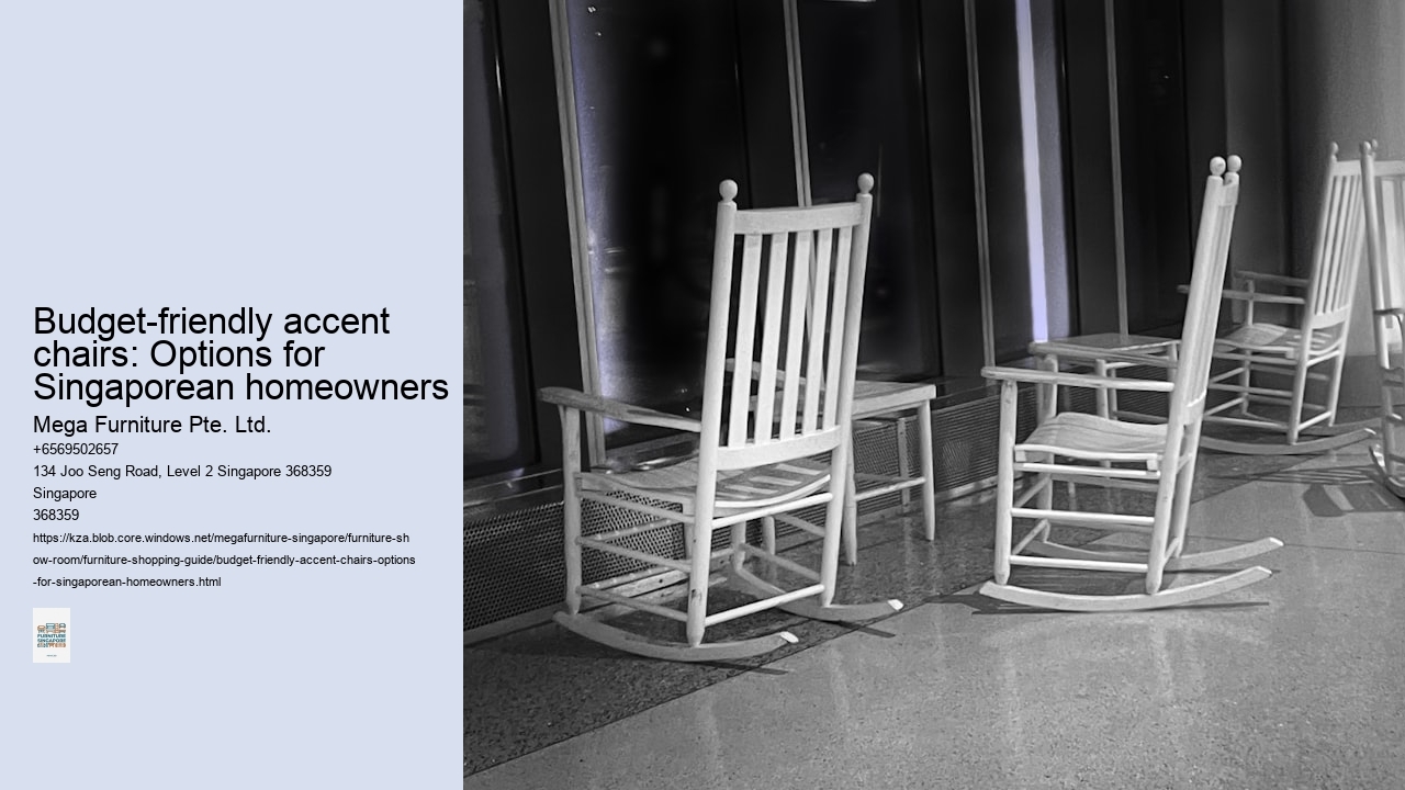Budget-friendly accent chairs: Options for Singaporean homeowners