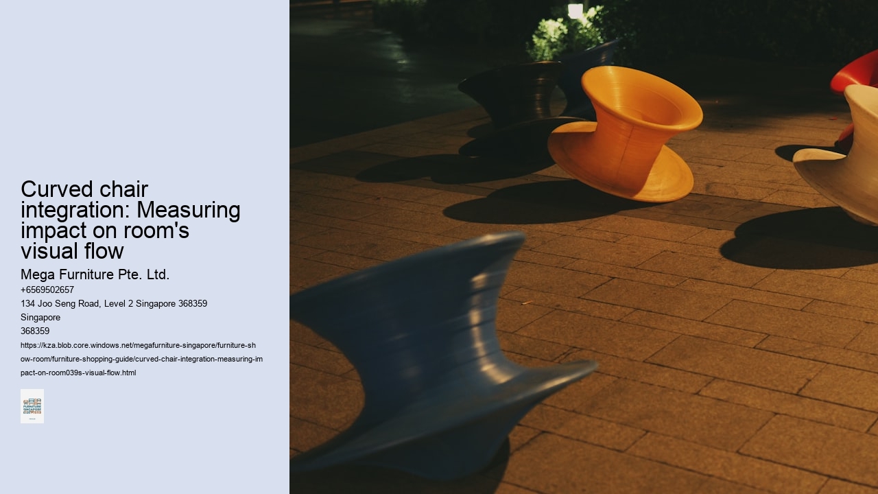 Curved chair integration: Measuring impact on room's visual flow