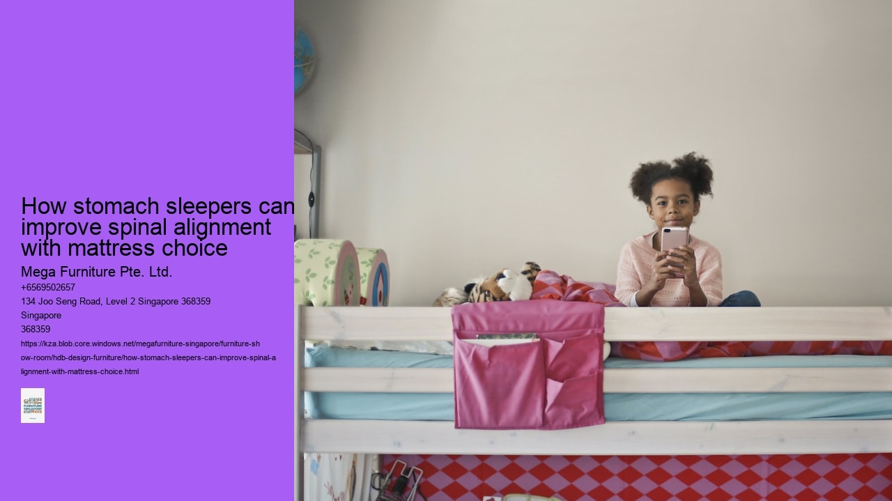 How stomach sleepers can improve spinal alignment with mattress choice Mega Furniture Pte. Ltd. How stomach sleepers can improve spinal alignment with mattress choice