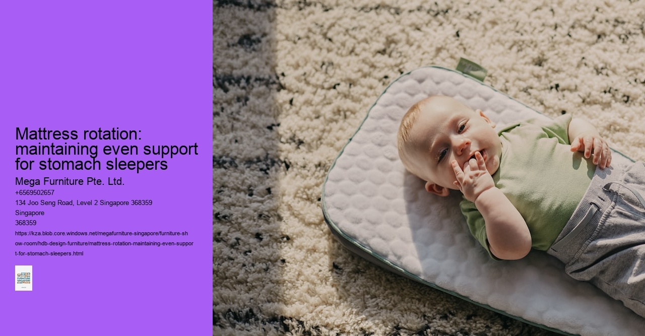 Mattress rotation: maintaining even support for stomach sleepers