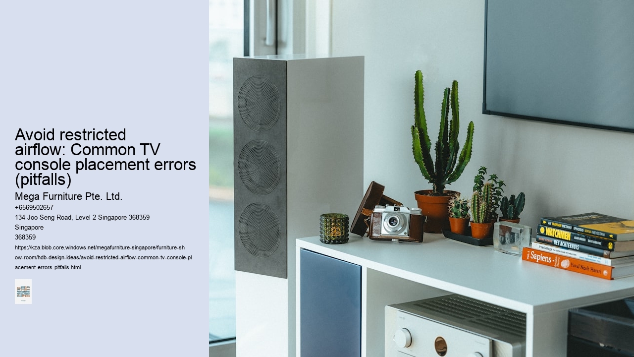 Avoid restricted airflow: Common TV console placement errors (pitfalls)