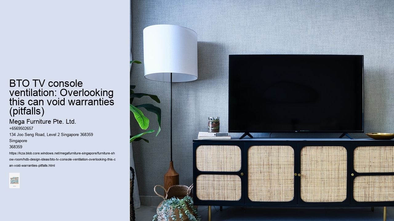 BTO TV console ventilation: Overlooking this can void warranties (pitfalls)