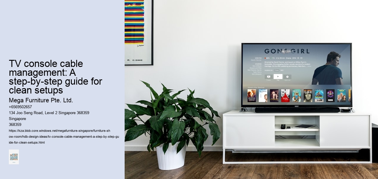 TV console cable management: A step-by-step guide for clean setups