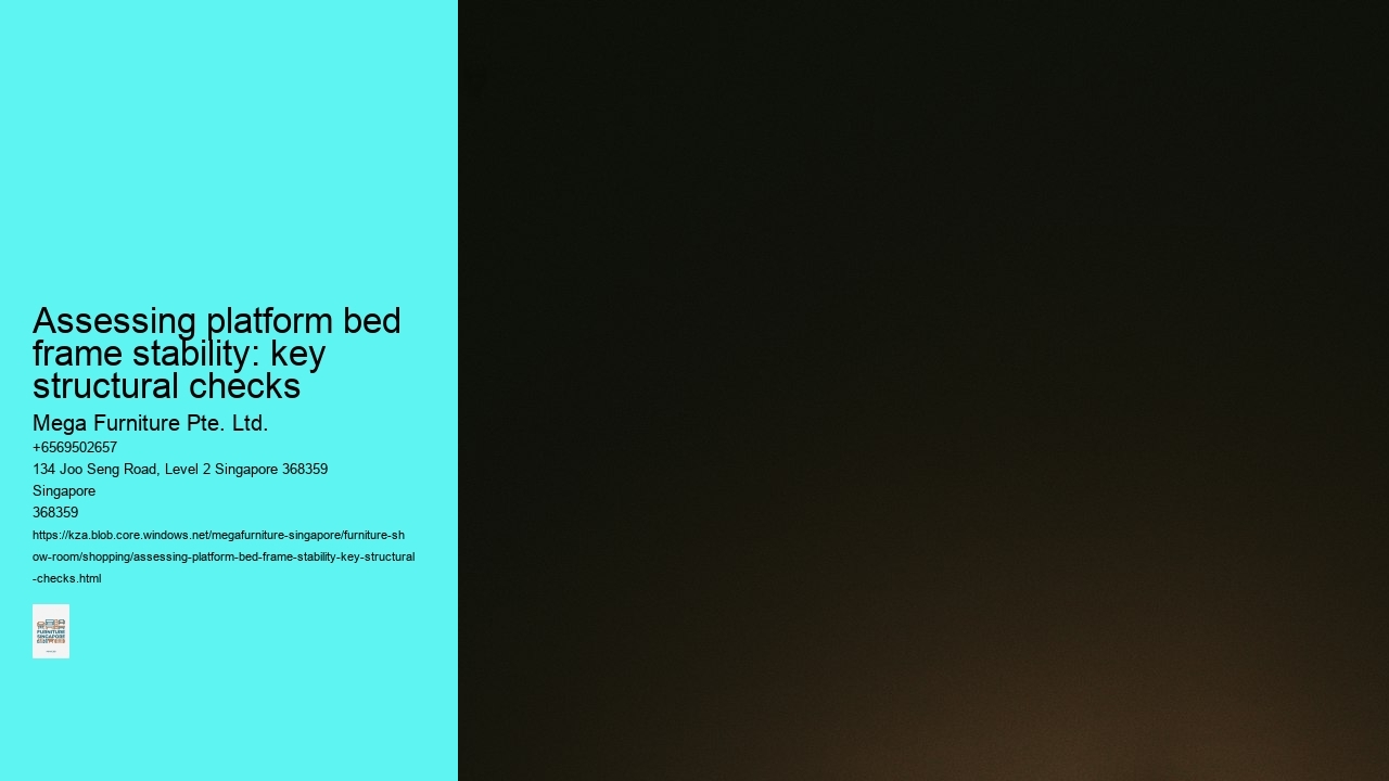 Assessing platform bed frame stability: key structural checks