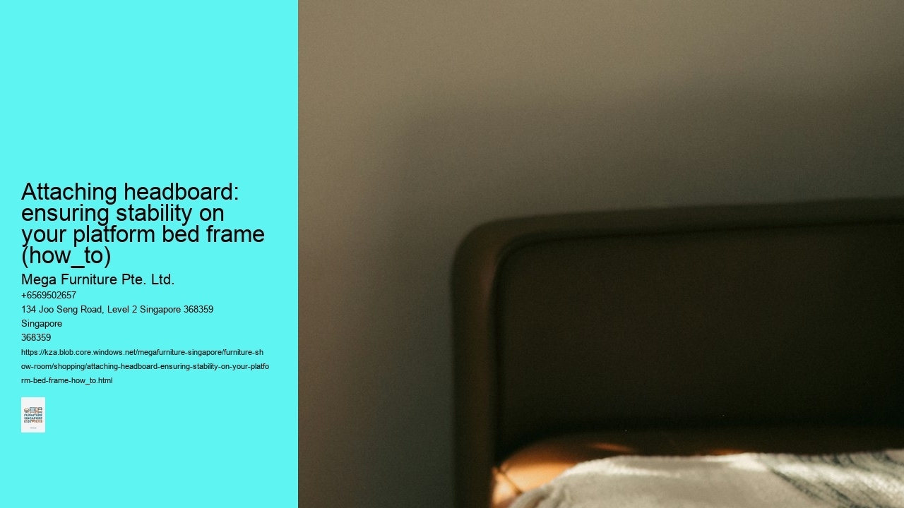 Attaching headboard: ensuring stability on your platform bed frame (how_to)