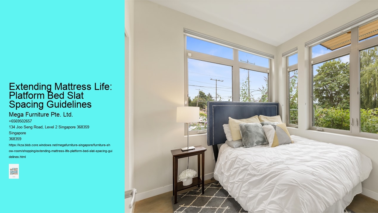 Extending Mattress Life: Platform Bed Slat Spacing Guidelines