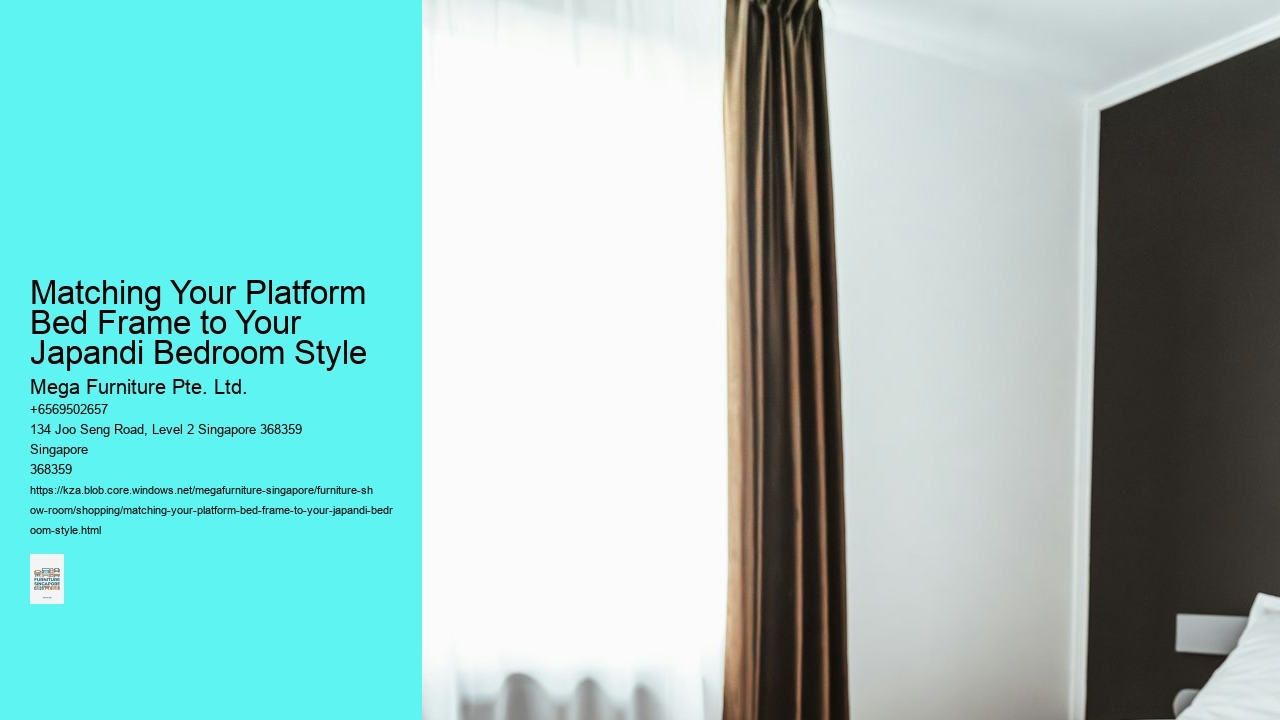Matching Your Platform Bed Frame to Your Japandi Bedroom Style